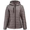 Clique Women's Pure Slate Valhalla Full Zip Puffer Jacket