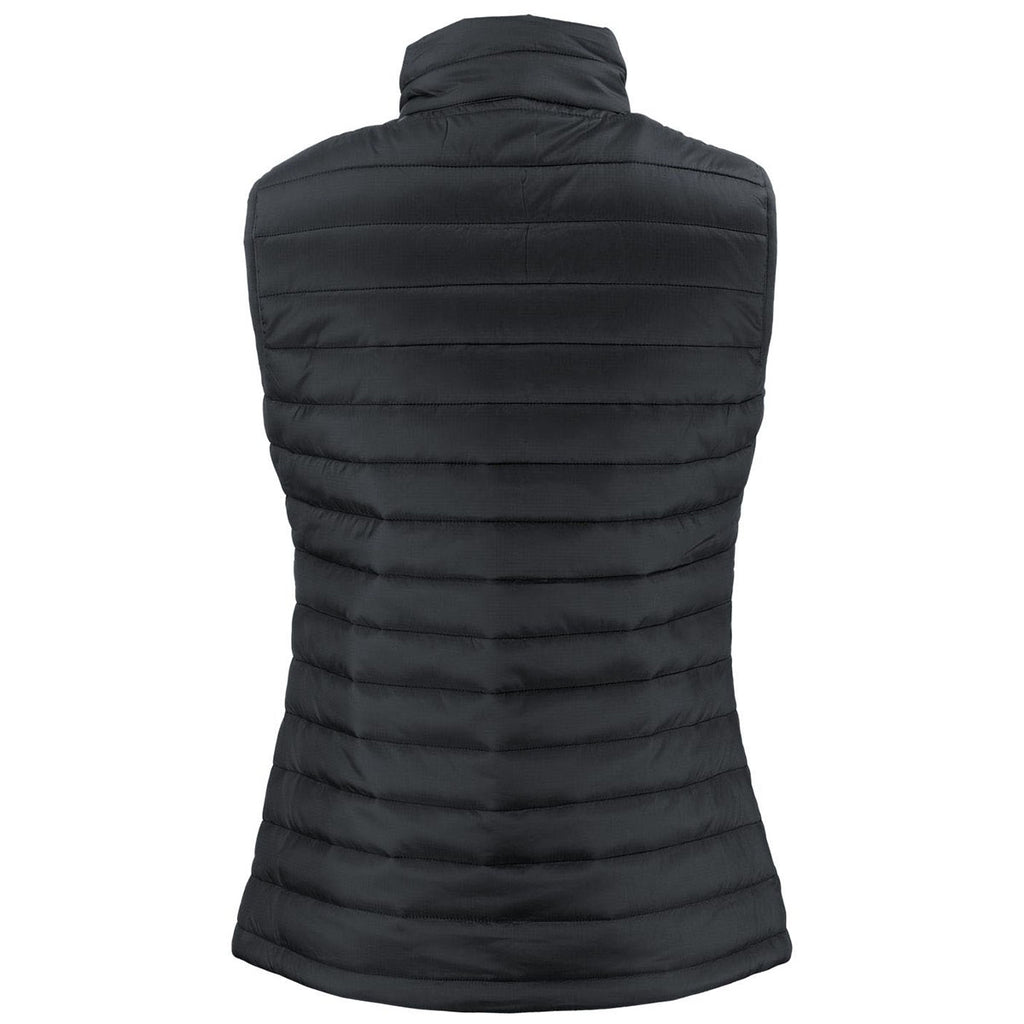 Clique Women's Black Valhalla Full Zip Puffer Vest