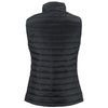 Clique Women's Black Valhalla Full Zip Puffer Vest
