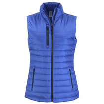 Clique Women's Royal Blue Valhalla Full Zip Puffer Vest