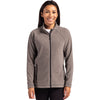Clique Women's Pure Slate Powder Fleece Full Zip Jacket