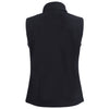 Clique Women's Black/Pure Slate Tempo Stretch Full Zip Softshell Vest