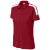 Sport-Tek Women's Deep Red/ White Competitor United Polo