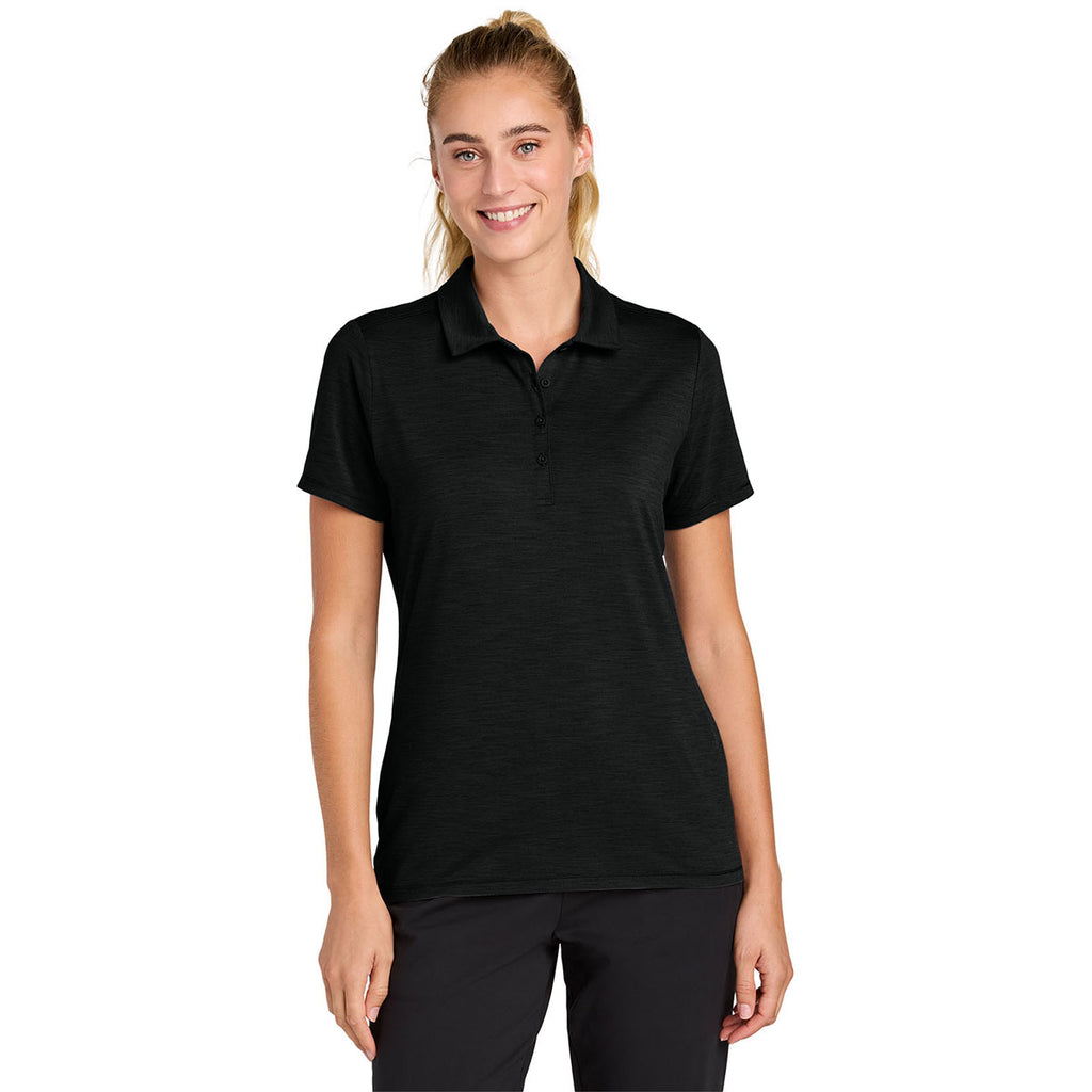 Sport-Tek Women's Black Versa Polo