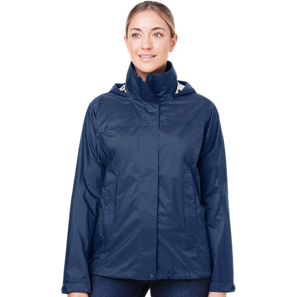 Marmot Women's Arctic Navy PreCip Eco Packable Rain Jacket