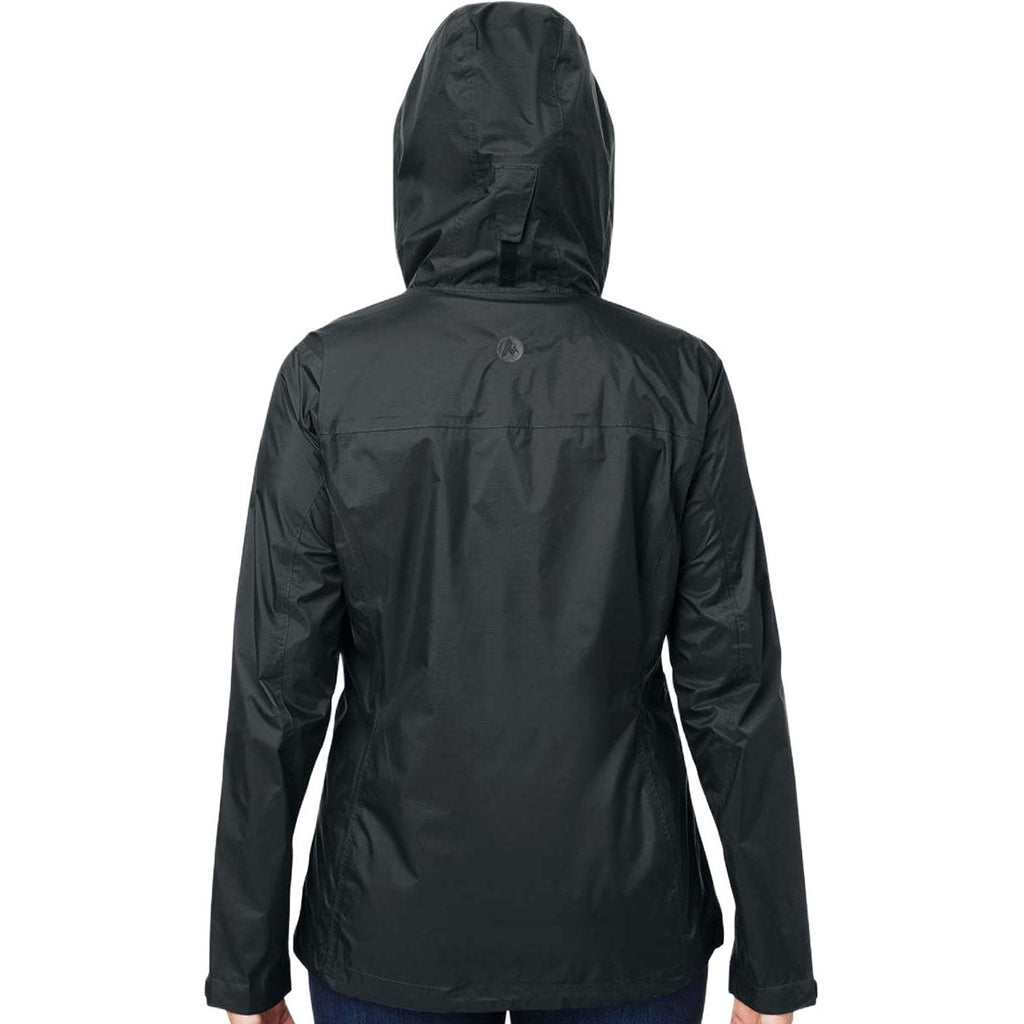 Marmot Women's Black PreCip Eco Packable Rain Jacket