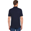 Harriton Men's Dark Navy Valiant Cotton Snag Protect Polo