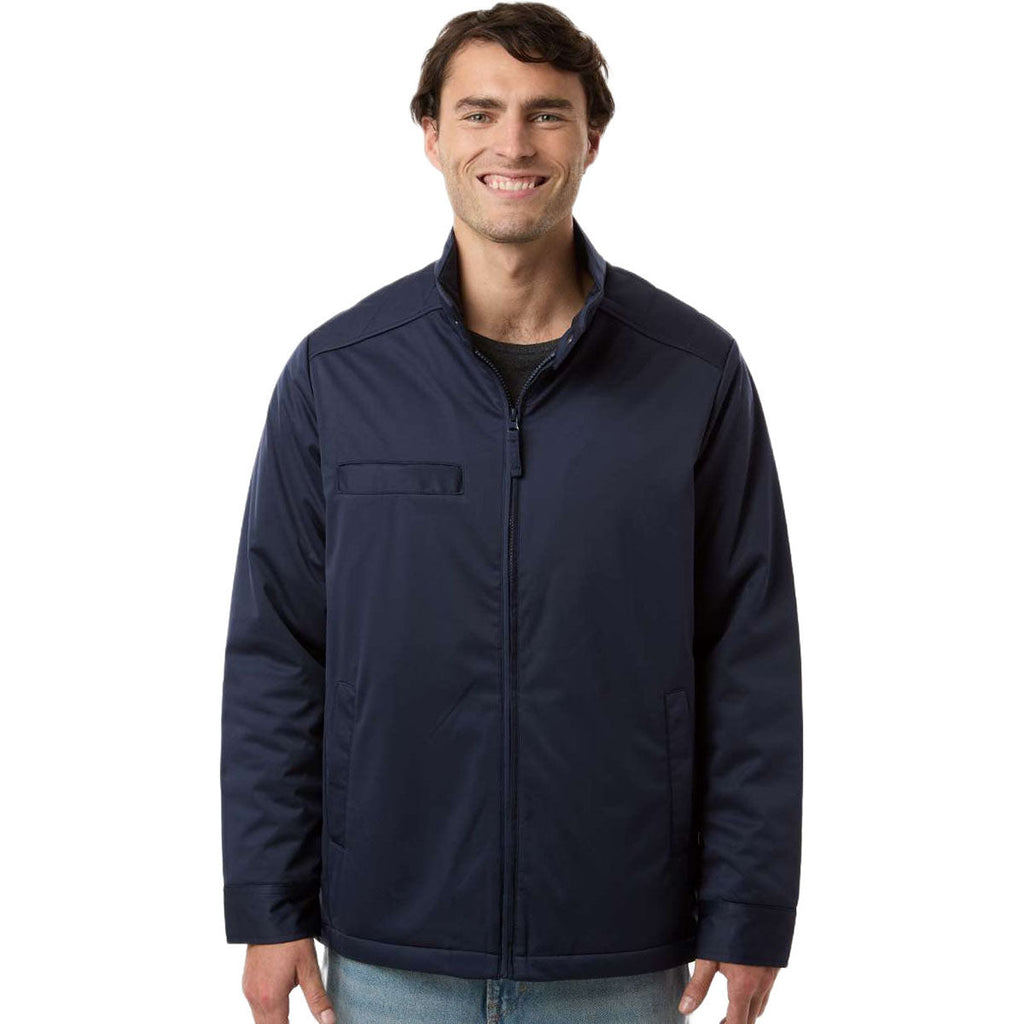 Harriton Men's Dark Navy Guardian Insulated Utility Jacket