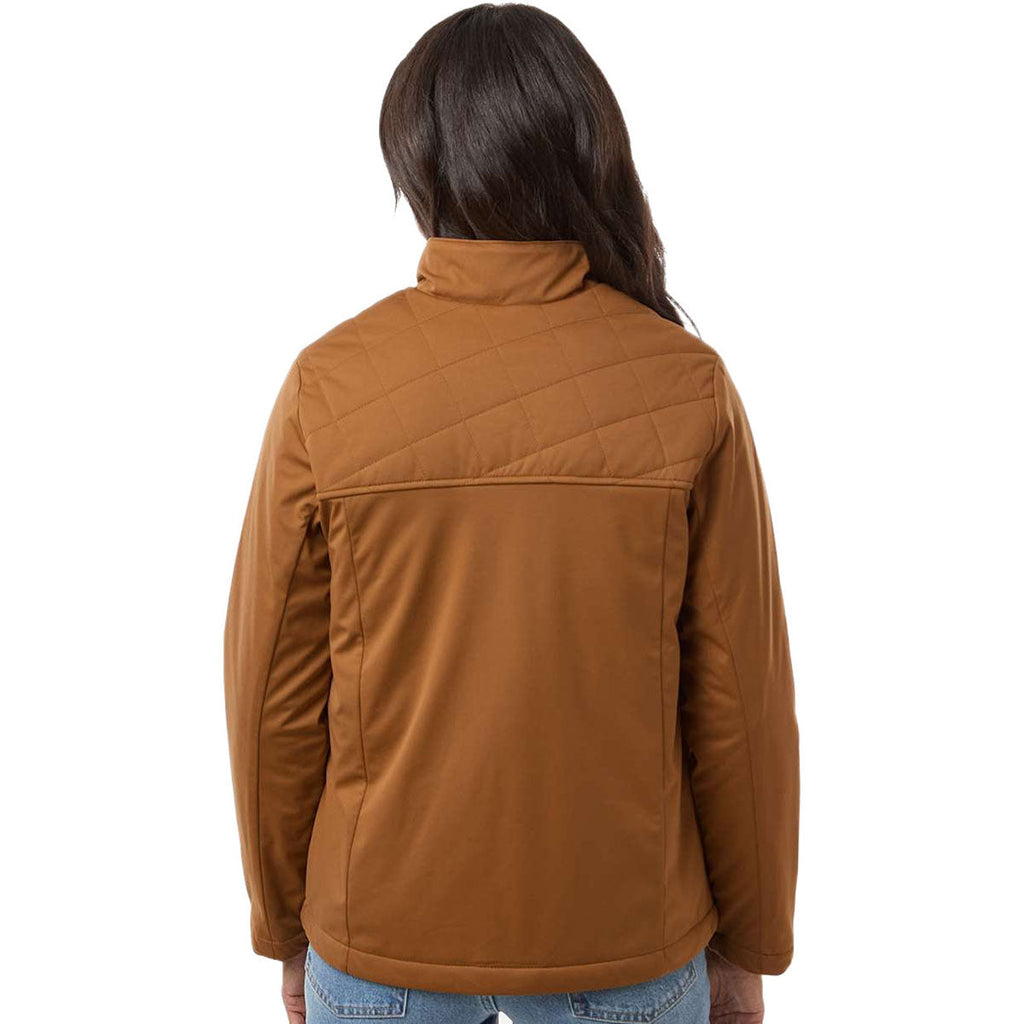 Harriton Women's Duck Brown Guardian Insulated Utility Jacket