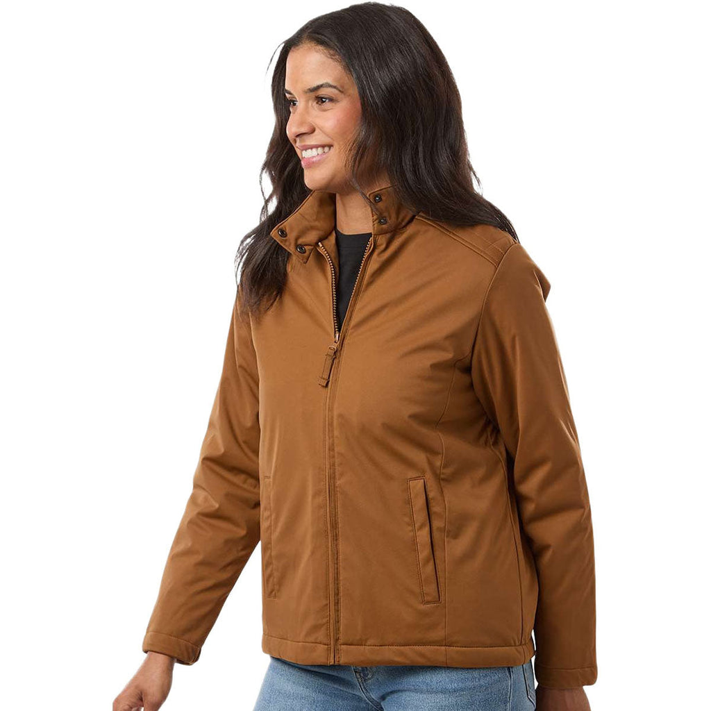 Harriton Women's Duck Brown Guardian Insulated Utility Jacket