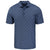 Cutter & Buck Men's Navy Blue/White Pike Eco Pebble Print Stretch Recycled Polo