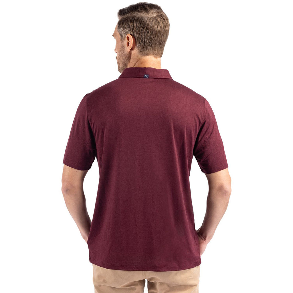 Cutter & Buck Men's Bordeaux Coastline Epic Comfort Eco Recycled Polo