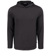 Cutter & Buck Men's Black Coastline Epic Comfort Eco Recycled Hooded Shirt