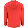 Cutter & Buck Men's Red Coastline Epic Comfort Eco Recycled Hooded Shirt