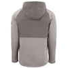 Cutter & Buck Men's Elemental Grey Heather Peshastin Fleece Recycled Hybrid Jacket