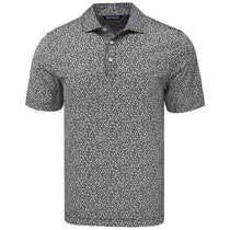 Cutter & Buck Men's Black Pike Eco Flora Print Polo