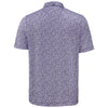 Cutter & Buck Men's College Purple Pike Eco Flora Print Polo