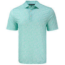 Cutter & Buck Men's Fresh Mint Pike Eco Flora Print Polo