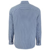 Cutter & Buck Men's Pale Blue/Navy Blue Skyline Epic Confidence Recycled Gingham Long Sleeve Dress Shirt