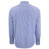 Cutter & Buck Men's Tour Blue/White Skyline Epic Confidence Recycled Gingham Long Sleeve Dress Shirt