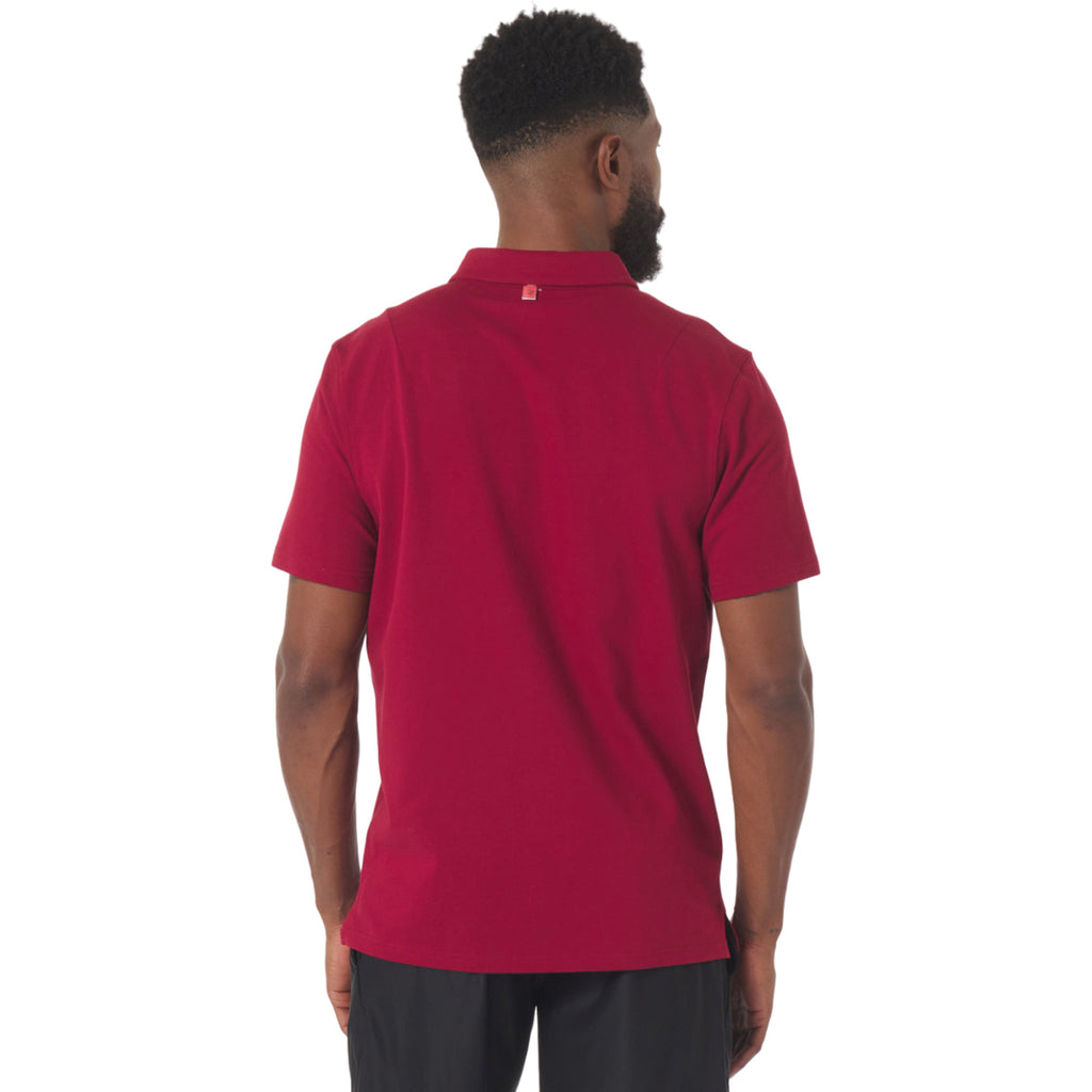 Glyder Men's Cardinal Eagle Pique Polo