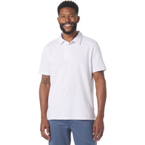 Glyder Men's White Eagle Pique Polo