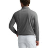 Peter Millar Men's Smoke Perth Melange Performance Quarter Zip