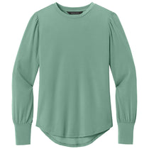 Mercer+Mettle Women's Sage Stretch Jersey Long Sleeve Blouson Top