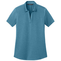 Mercer+Mettle Women's Harbor Blue Heather Recharge Jersey Polo