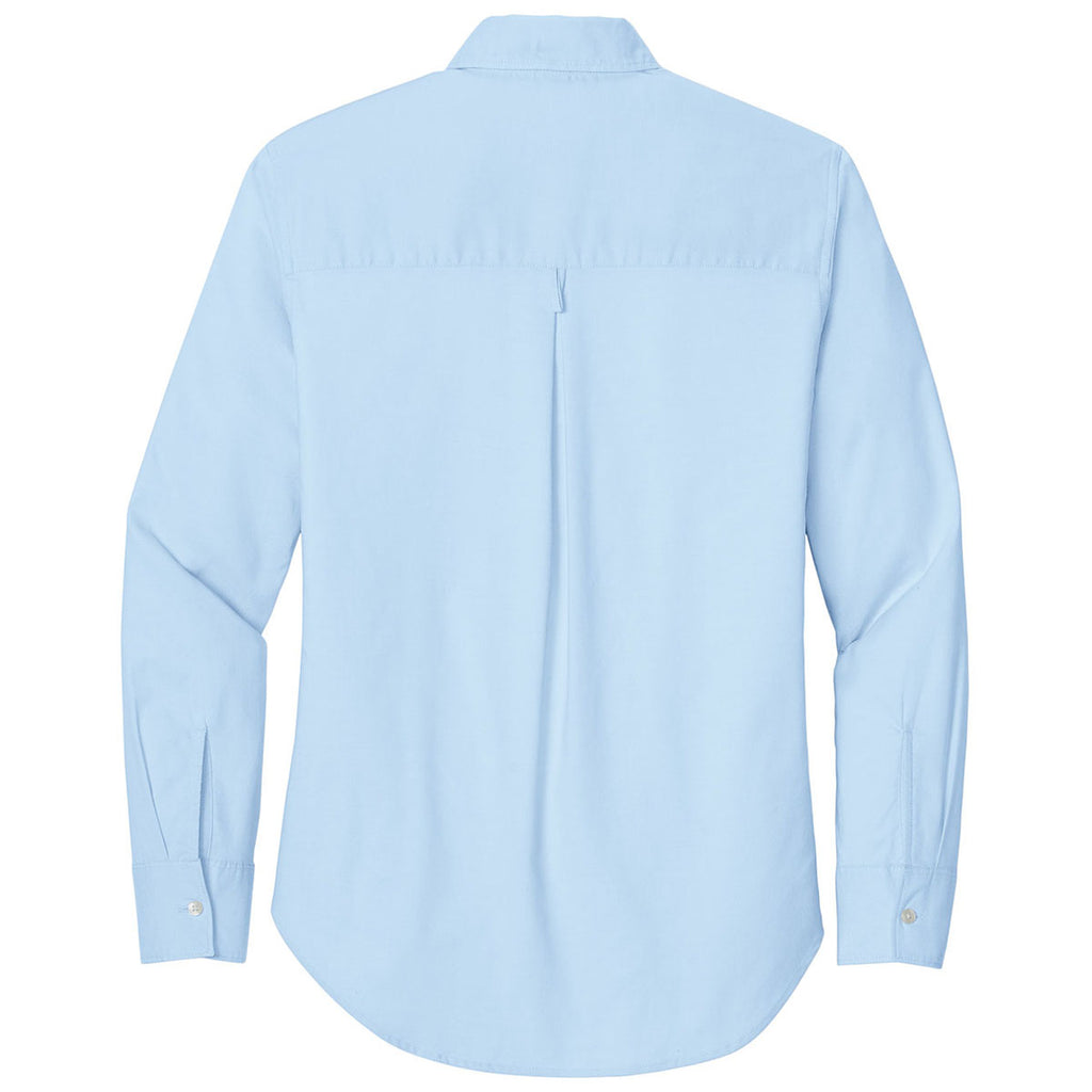 Mercer+Mettle Women's Light Blue Long Sleeve Modern Oxford Shirt