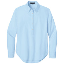 Mercer+Mettle Women's Light Blue Long Sleeve Modern Oxford Shirt