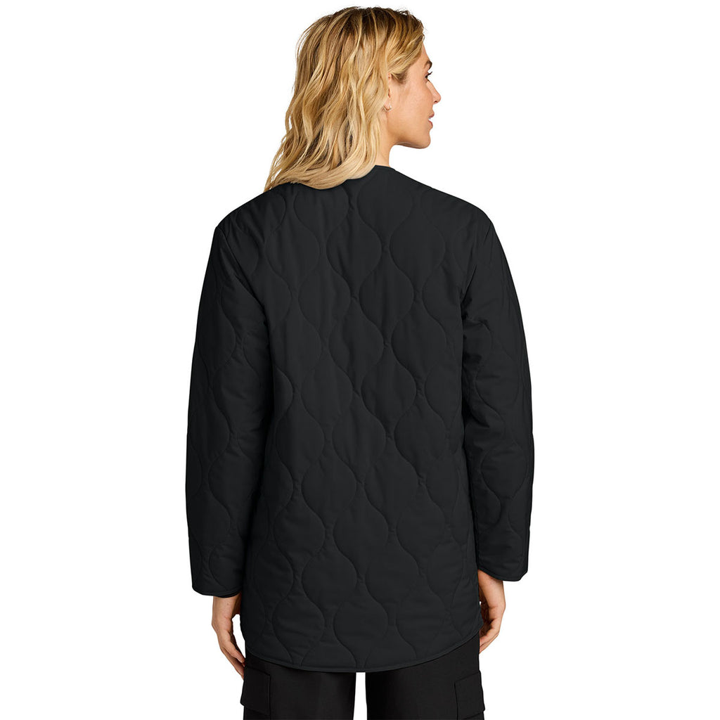 Mercer+Mettle Women's Deep Black Quilted Liner Jacket
