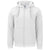 Clique Unisex White Stockholm Full Zip Hoodie