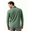 Clique Men's Bottle Green Heather Dash Recycled Quarter Zip Pullover