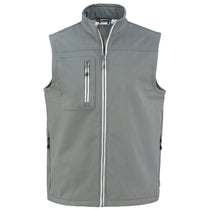 Clique Men's Pure Slate Telemark Eco Stretch Softshell Vest