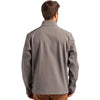 Clique Men's Pure Slate/Black Tempo Stretch Full Zip Softshell Jacket