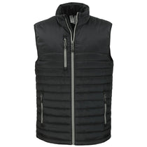 Clique Men's Black Valhalla Full Zip Puffer Vest