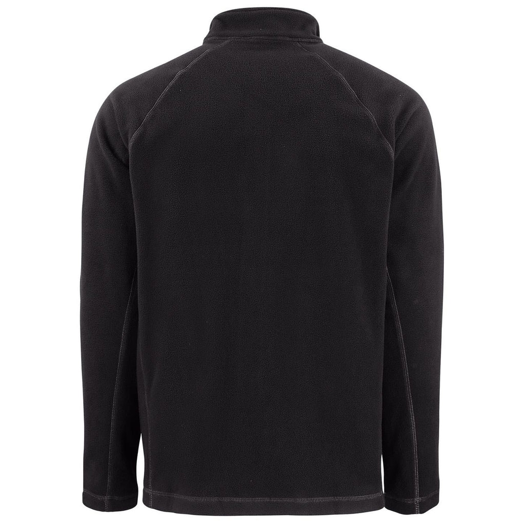 Clique Men's Black Powder Fleece Full Zip Jacket