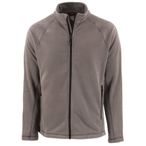 Clique Men's Pure Slate Powder Fleece Full Zip Jacket