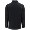 Clique Men's Black Powder Recycled Fleece Quarter Zip Pullover