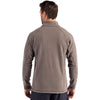 Clique Men's Pure Slate Powder Recycled Fleece Quarter Zip Pullover