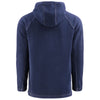 Clique Men's Dark Navy Powder Recycled Fleece Half Zip Hooded Pullover