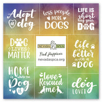 The Magnet Group Custom Square Magnet w/ 8 Message Magnets