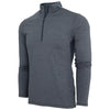 Greyson Men's Dark Grey Heather Guide Sport Quarter Zip