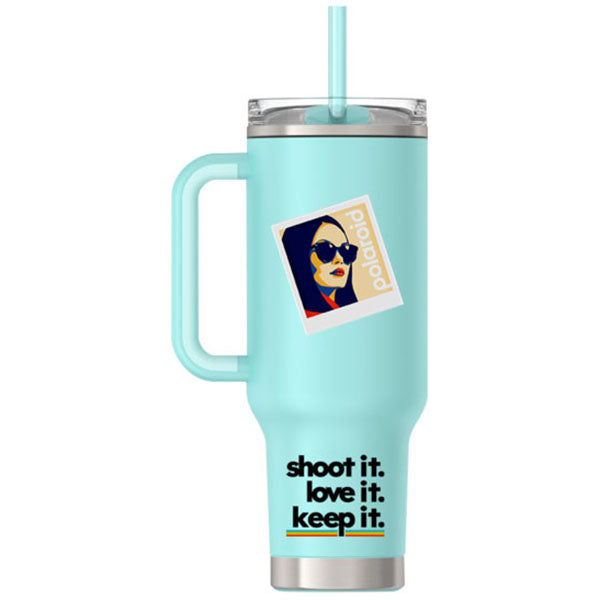 Thermos Sea Green 40oz Stainless Steel Cup Holder Mug