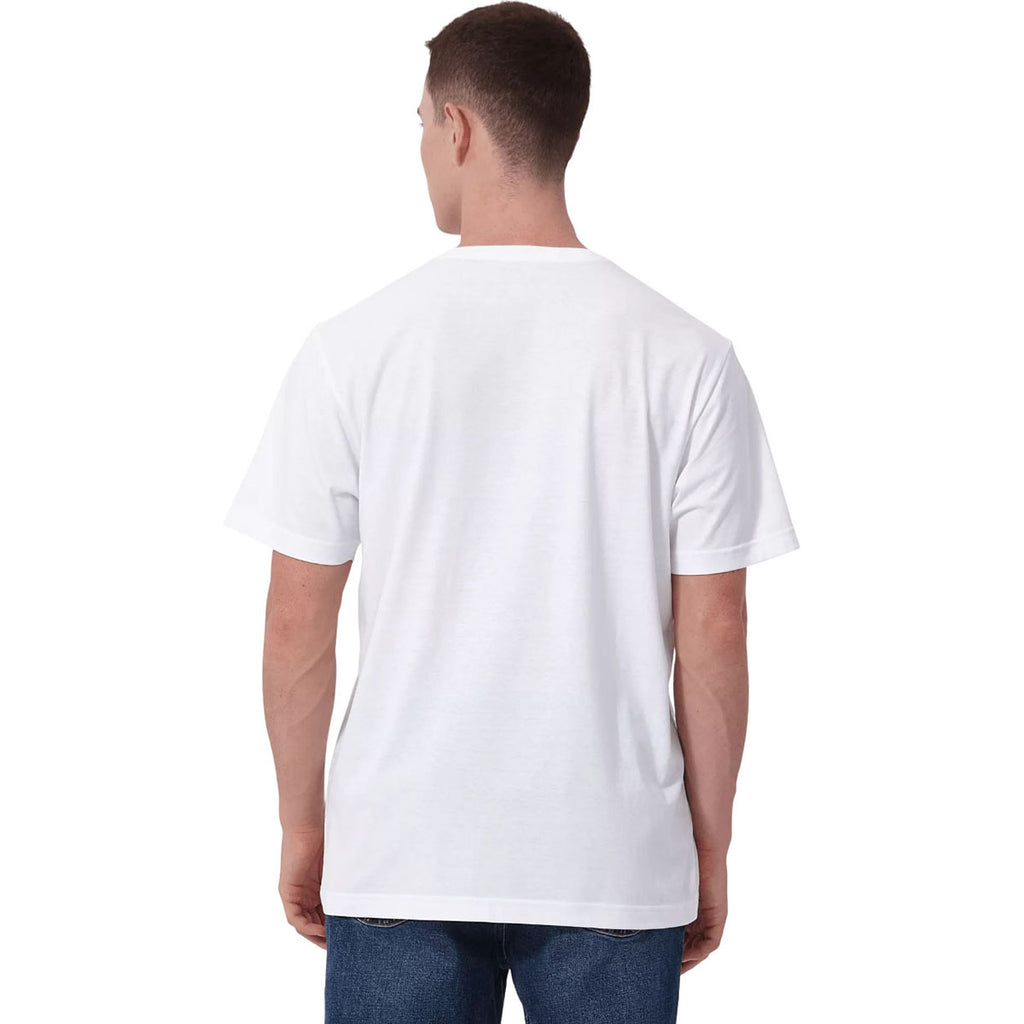 Levelwear Men's White Focal Pocket Tee