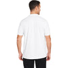 North End Men's White Express Tech Performance Polo