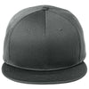 New Era Charcoal Pivot Flat Bill Snapback Cap