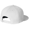 New Era White Pivot Flat Bill Snapback Cap