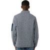 North End Men's Classic Navy/White Jasper Full-Zip Fleece Jacket